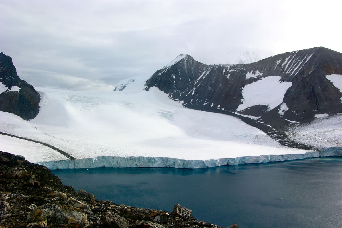 Glacier on the Antarctic Peninsula, a region Quark Expeditions operates in